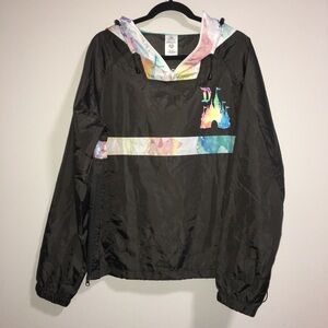 DISNEY | Black Windbreaker Coat